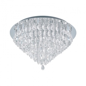 Lustra eleganta cristal K9 diametru 75cm Celeste DLU 2401/75 chrom OR 174786 universul-luminii.ro