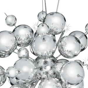 Lustra eleganta design ultra-modern Molecule crom 8312-12CC SRT 74276 universul-luminii.ro