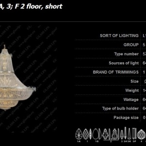 Lustra imperial cristal Bohemia L15 572/64/1-A 183226 universul-luminii.ro