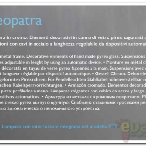 Lustra inaltime reglabila CLEOPATRA SP6 79158 48816 universul-luminii.ro