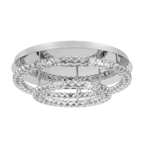 Lustra LED aplicata cristal K9 Quentin 60cm NVL-9172519