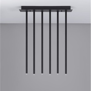 Lustra LED aplicata design minimalist STILVI 17W negru - Img 3