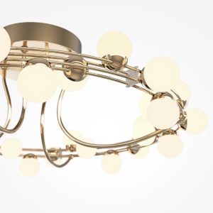 Lustra LED aplicata design modern decorativ Tessara 60cm - Img 3