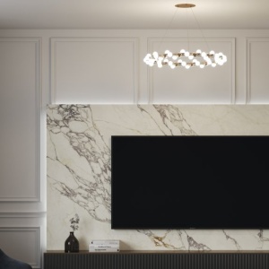 Lustra LED aplicata design modern decorativ Tessara 80cm - Img 2