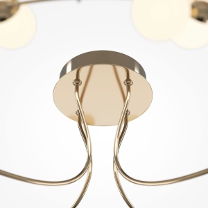 Lustra LED aplicata design modern decorativ Tessara 80cm - Img 5