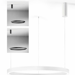 Lustra LED circulara diametru 96,6cm CRISEIDE, alb, negru sau auriu 227256 universul-luminii.ro