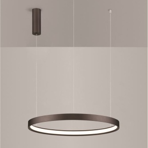 Lustra LED circulara PERRINE 60cm, maro 228486 universul-luminii.ro