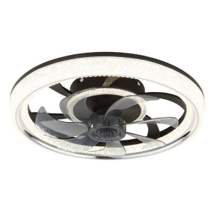Lustra LED cu ventilator si telecomanda CIRILLA 03644 GL 247056 universul-luminii.ro