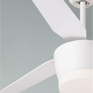 Lustra LED cu ventilator si telecomanda design modern Monsoon alb/artar NVL-5260261 77336 universul-luminii.ro