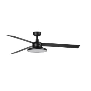 Lustra LED cu Ventilator tavan si telecomanda CRUISER TAK L negru 3000K
