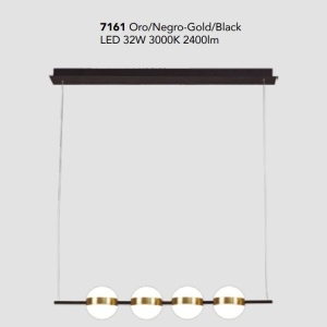 Lustra LED design Art Deco cu 4 surse de lumina Cuba 130466 universul-luminii.ro