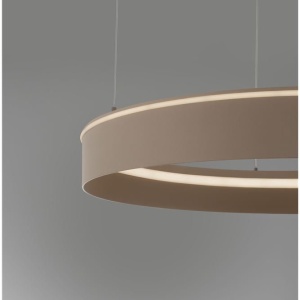 Lustra LED design circular OLIVIA bej D-78cm - Img 6