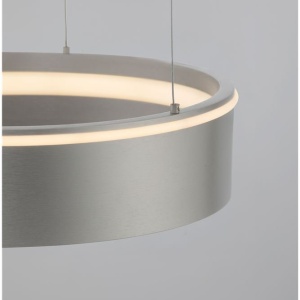 Lustra LED design circular OLIVIA nickel D-40cm - Img 5