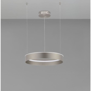 Lustra LED design circular OLIVIA nickel D-60cm - Img 3