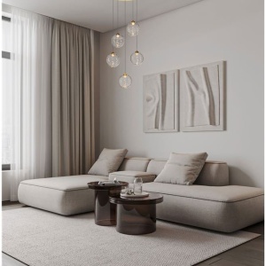 Lustra LED design decorativ 3000K BLAZIK D-44,5cm - Img 2