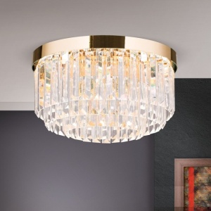Lustra LED design LUX PRISM 35cm, 24K gold plated 197336 universul-luminii.ro