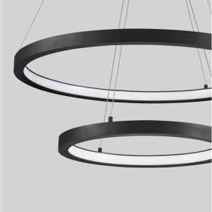 Lustra LED design modern circular EMPATIA II negru NVL-9172660 - Img 2