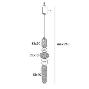 Lustra LED design modern decorativ Bora B 151016 universul-luminii.ro