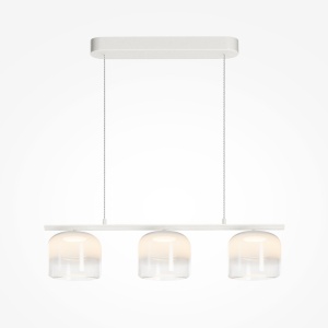 Lustra LED design modern Spirito alb - Img 2
