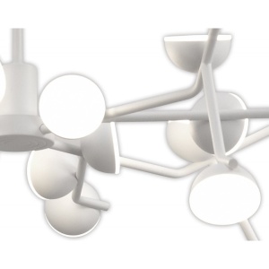 Lustra LED dimabil design modern ADN alb Medium - Img 5