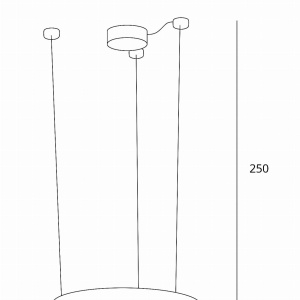 Lustra LED dimabila design minimalist Luxury, 40cm 96376 universul-luminii.ro