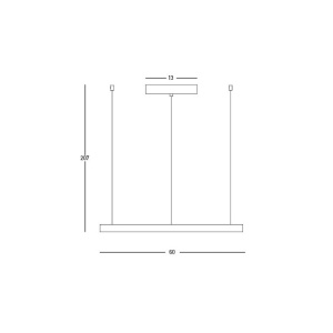 Lustra LED dimabila design modern Cirrcle D-60cm auriu - Img 4