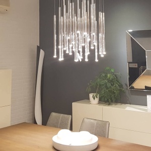 Lustra LED dimabila design Premium Class Quality ORGANIC CHROM 63746 universul-luminii.ro