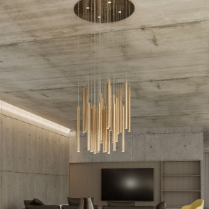 Lustra LED dimabila design Premium Class Quality ORGANIC 45846 universul-luminii.ro