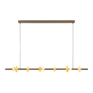 Lustra LED dsuspendata decorativa SOL Alabaster - Img 3