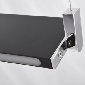 Lustra LED moderna design minimalist NORMAN BLACK XL 96756 universul-luminii.ro