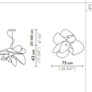 Lustra LED realizata manual Etoile Prisma - Img 2