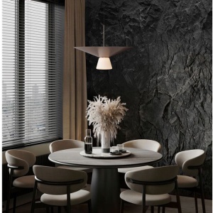 Lustra LED suspendata BARIS Nut Brown 38cm