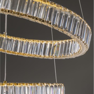Lustra LED suspendata cristal design elegant AURELIA 46W - Img 3