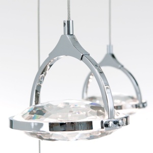 Lustra LED suspendata cu cristal K9 design lux MOON 12L 156266 universul-luminii.ro
