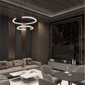 Lustra LED suspendata design circular ELMO 232836 universul-luminii.ro