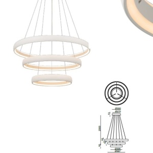 Lustra LED suspendata design circular FLATS III - Img 2
