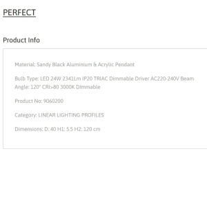 Lustra LED suspendata design circular PERFECT 40cm negru 3000K Dimmable - Img 5
