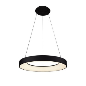 Lustra LED suspendata design circular SANTANA 38 3000K BK - Img 1