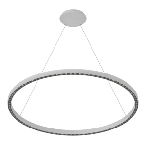 Lustra LED suspendata design circular XL RIUMAR alba - Img 2