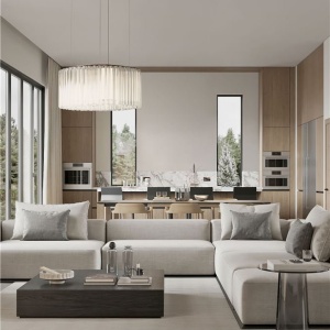 Lustra LED suspendata design decorativ NOL D-68cm - Img 3