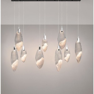 Lustra LED suspendata design decorativ SERIQ L-120cm - Img 4
