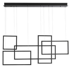 Lustra LED suspendata design geometric CORNICE - Img 1