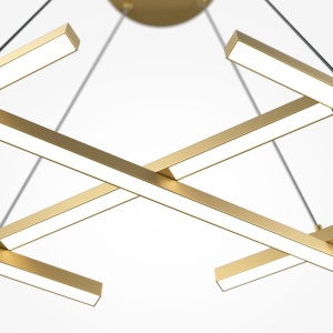 Lustra LED suspendata design geometric Halo alama 145856 universul-luminii.ro