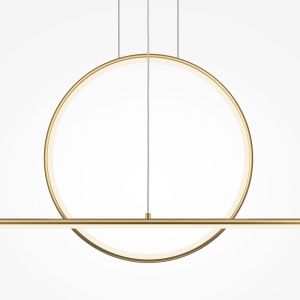 Lustra LED suspendata design geometric Halo alama 145866 universul-luminii.ro