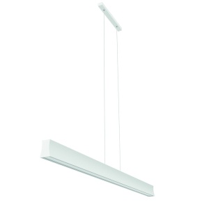 Lustra LED suspendata design liniar HANOK 38W 4000K alba