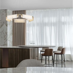 Lustra LED suspendata design modern AIDER, 93cm - Img 7