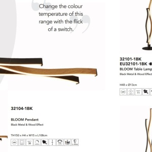 Lustra LED suspendata design modern Bloom Swirl - Img 7
