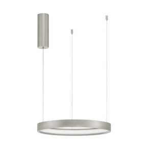 Lustra LED suspendata design modern circular PERRINE D-40cm argintie - Img 1
