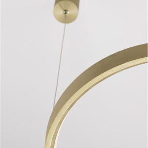 Lustra LED suspendata design modern circular PERRINE D-40cm aurie - Img 6