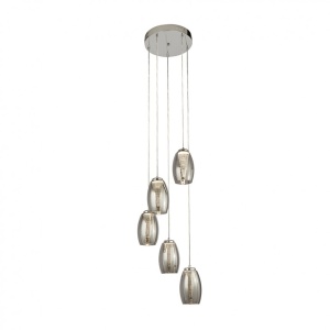 Lustra LED suspendata design modern Cyclone 5L 97291-5SM SRT - Img 1